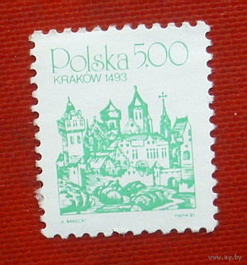 Польша. Стандарт. ( 1 марка ) 1981 года. 3-13.