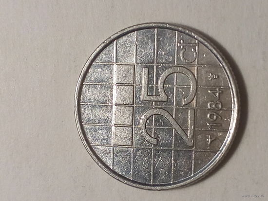 25 цент Нидерланды 1984