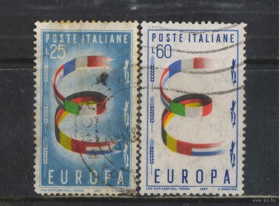 Италия Респ 1957 Европа Полная #992-3