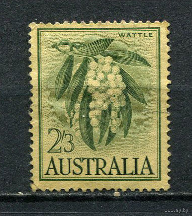 Австралия - 1959/1965 - Флора 2/3 Sh p - [Mi.300a] - 1 марка. Гашеная.  (Лот 6EB)-T7P2