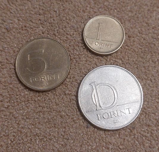 Венгрия набор 3 монеты