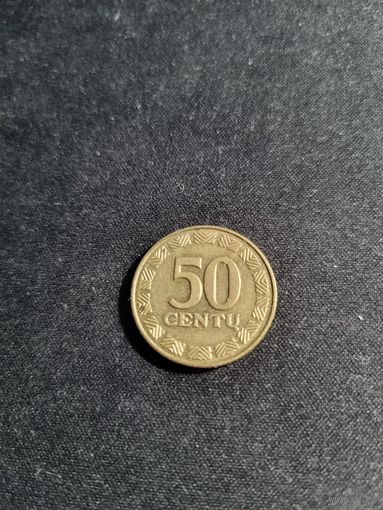 Литва 50 центов 1997