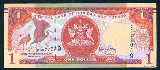 Тринидад и Тобаго 1 доллар 2006 пресс UNC