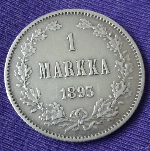1 markka 1893 года.