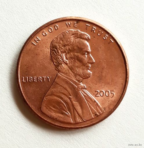 США 1 цент 2005 г.
