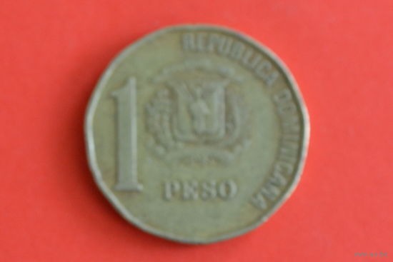 Доминикана 1 песо 2002