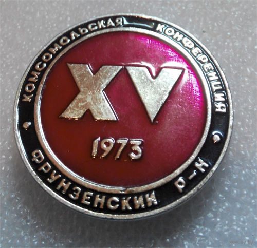 XV Комсомольская конференция. 1973 год. Фрунзенский р-н #0119