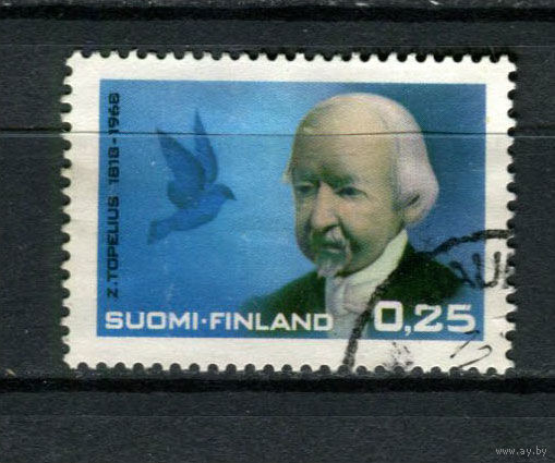 Финляндия - 1968 - 150 лет со дня рождения Сакариаса Топелиуса - [Mi. 639] - полная серия - 1 марка. Гашеная.  (Лот 157AO)