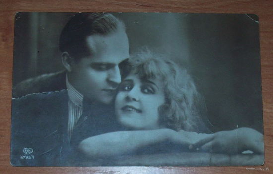 Старая фото-открытка 1928 год