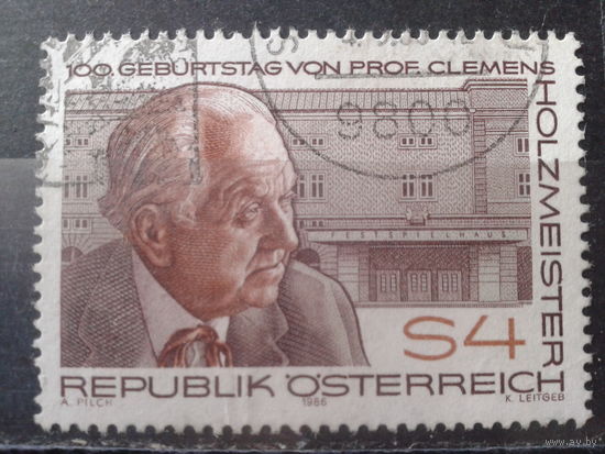 Австрия 1986 Архитектор