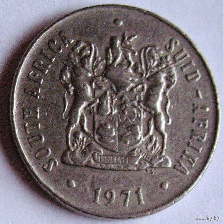ЮАР, 50 центов 1971 (большой полтинник)