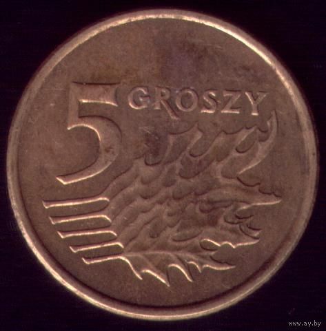 5 грошей 2007 год Польша