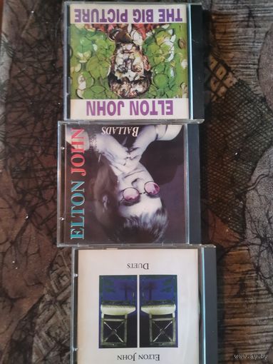 ФИРМЕННЫЕ Audio CDs Albums ELTON JOHN 3шт зарубежные