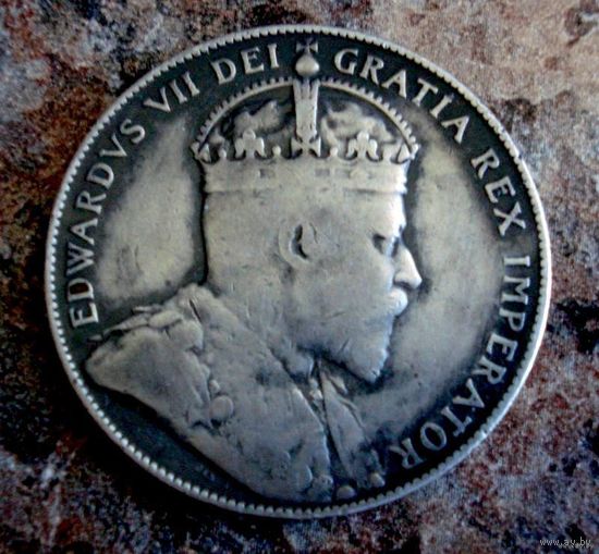 Ньюфаундленд. 50 центов 1909 г.