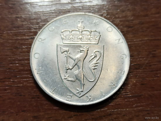 Монета 10 крон 1964 года. Норвегия.