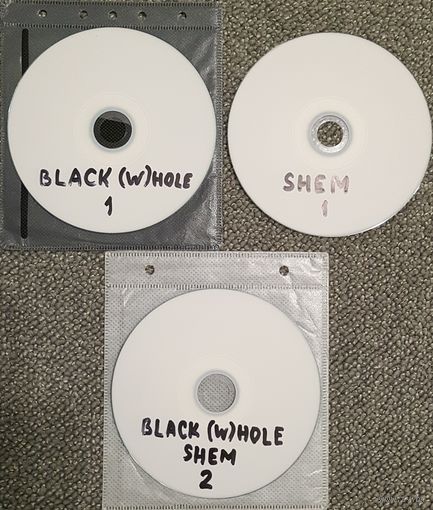 CD MP3 BLACK (W)HOLE (2013 - 2023), SHEM (2018 - 2023) - полная дискография - 3 CD (Psychedelic-/Space rock)