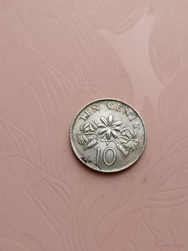 Сингапур 10 центов 1989г(10)