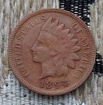 США 1 цент 1894 года