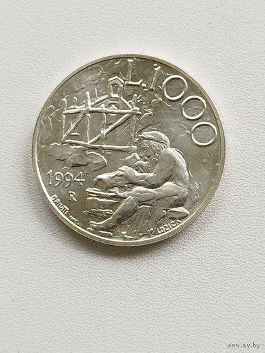 Сан Марино 1000 лир 1994 год