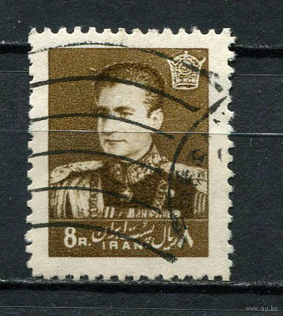 Иран - 1958/1960 - Мохаммад Реза Пехлеви 8R - [Mi.1047] - 1 марка. Гашеная.  (LOT AQ44)