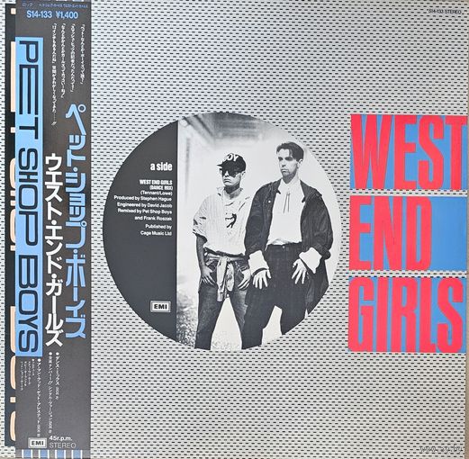 Pet Shop Boys.  West and Girls.  45RPM OBI