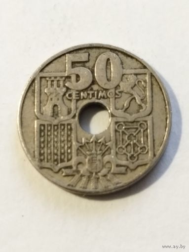 Испания 50 сентим 1949(58)