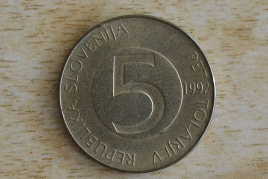 Словения 5 толара 1992