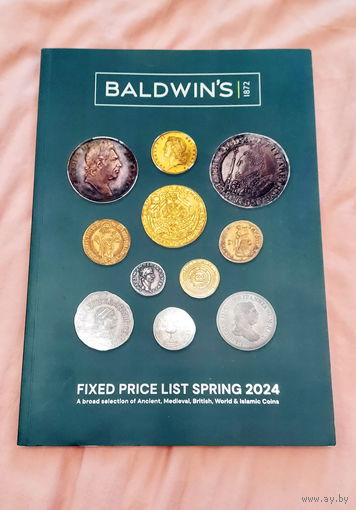 Аукционный каталог Baldwin (весна 2024), изд-во Вел-тания, 100+ стр., мелованная, лощёная бум., супер подробные описания и цвет. фото, РАСПРОДАЖА!!!
