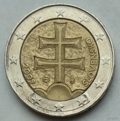 Словакия 2 евро 2009 г.