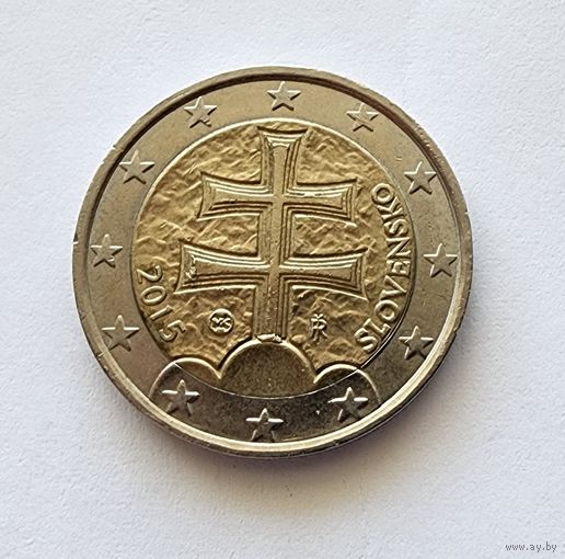 2 евро Словакия 2015