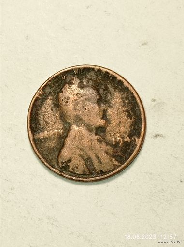 США 1 цент 1949 года .
