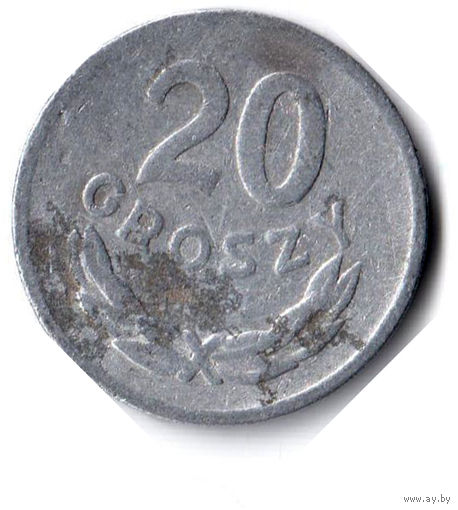 Польша. 20 грошей. 1949 г.