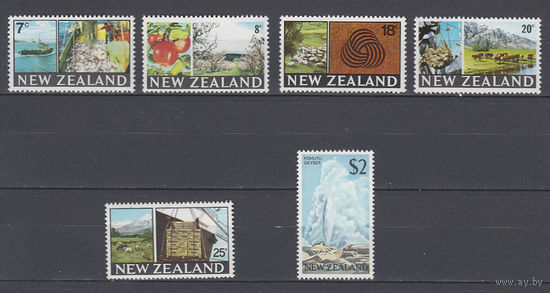 Национальные мотивы. Новая Зеландия. 1968. 6 марок (полная серия). Michel N 492-497 (65,0 е)
