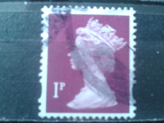 Англия 1996 Королева Елизавета 2  1 пенни