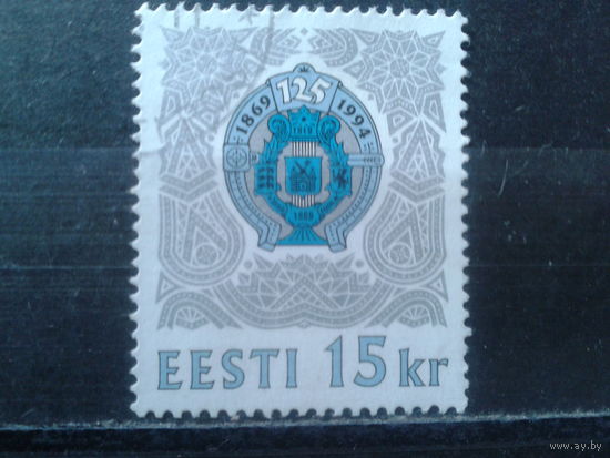 Эстония 1994 Эмблема фестиваля песни 1994 г., марка из блока Михель-2,0 евро гаш