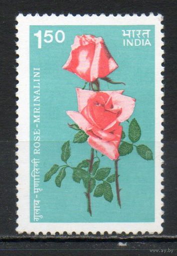 Флора Розы Индия 1984 год 1 марка