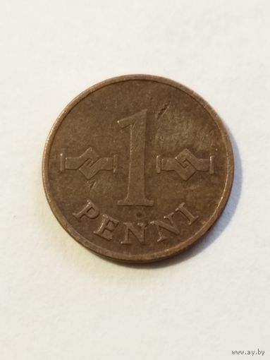 Финляндия 1 пенни 1967