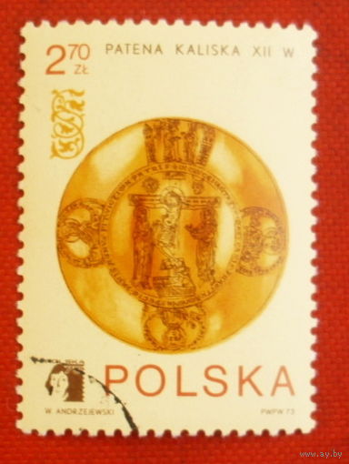 Польша. Культурные ценности. ( 1 марка ) 1973 года. 3-18.