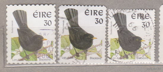 Птицы Фауна Ирландия   лот 1005 Разные года, зубцовка можно раздельно