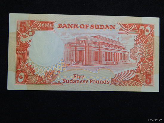 Судан 5 фунтов 1991г.UNC