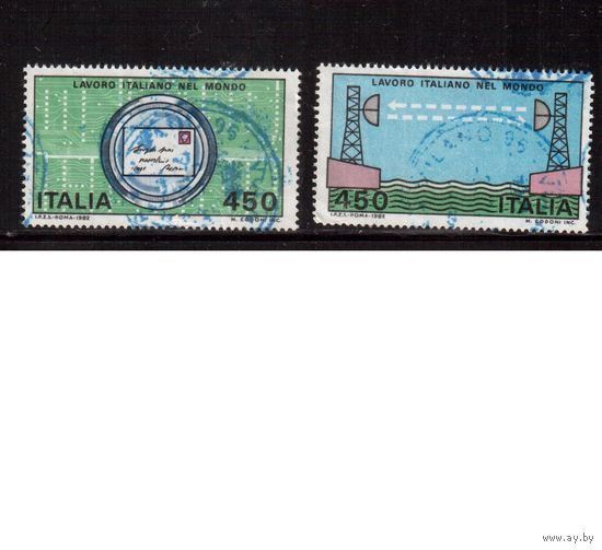 Италия-1982 (Мих.1800-1801) , гаш.,