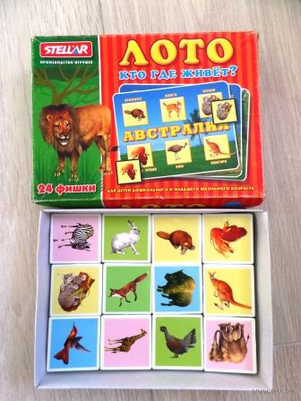 Игры "Лото" для детей дошкольного и младшего школьного возраста