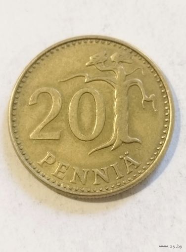 20 пенни 1981 года Финляндия