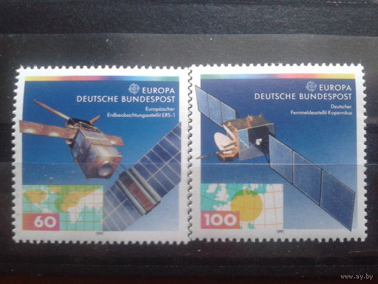 Германия 1991 Европа Космос** Михель-4,0 евро полная серия