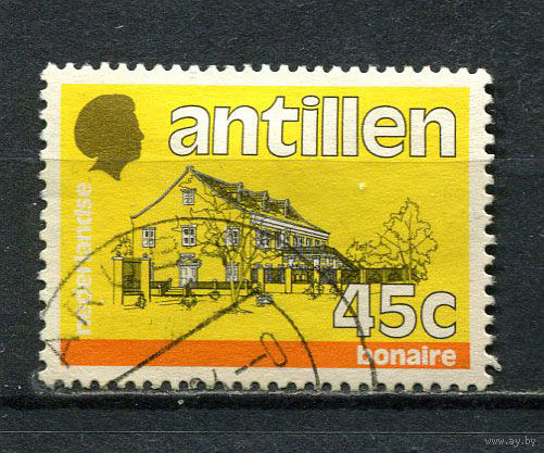 Нидерландские Антильские острова - 1983 - Архитектура 45С - [Mi.511] - 1 марка. Гашеная.  (Лот 51ER)-T7P24
