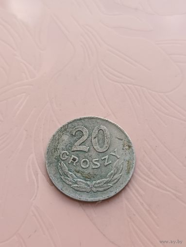 Польша 20 грош 1949г,(10)