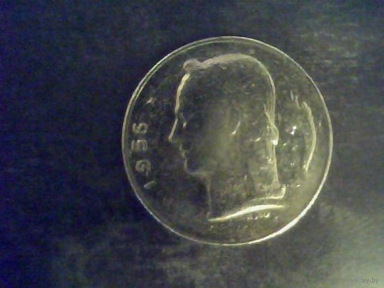 Монеты. Бельгия 1 Франк 1956.