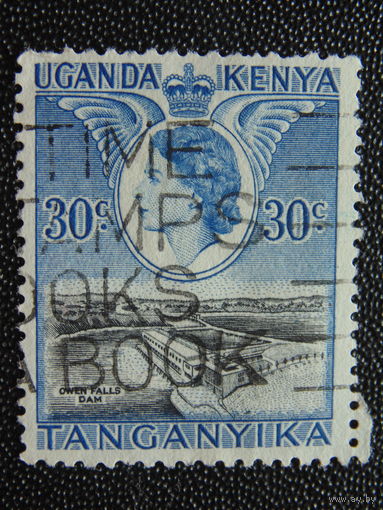 Британская колония Кения, Уганда, Танганьика 1954 г. Елизавета II.