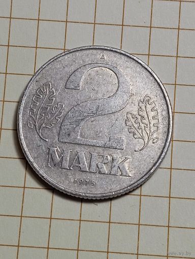 ГДР 2 марки 1975 года  А