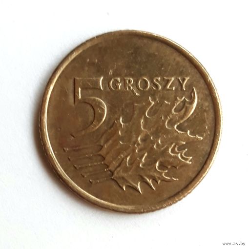 Польша. 5 грошей 2010 г.